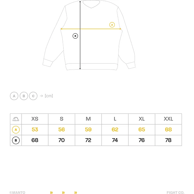Світшот MANTO Crewneck Varsity Black