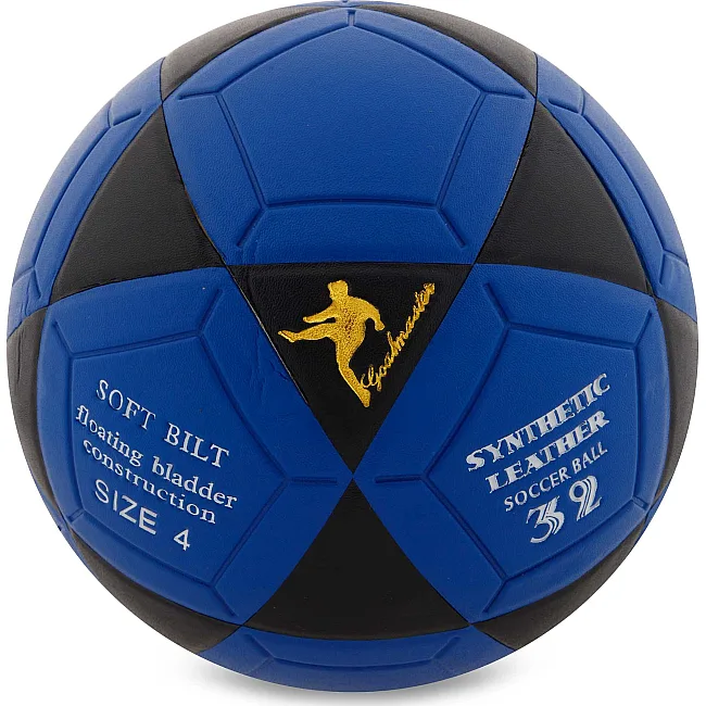 Футбольный мяч SP-SPORT FB-0451 (Синий-черный)