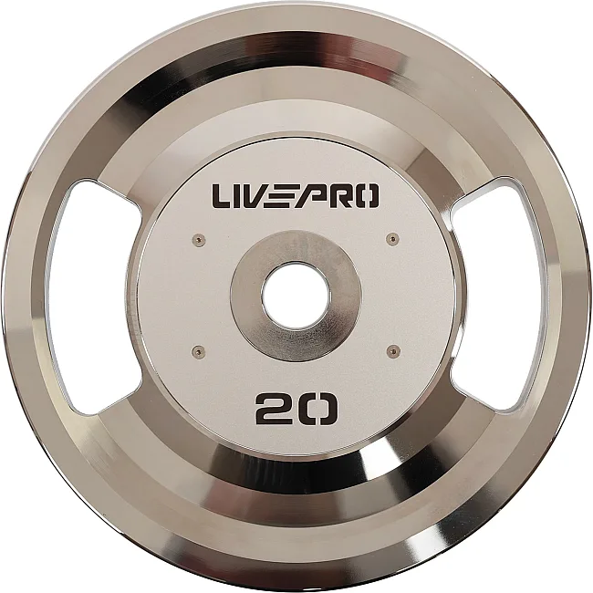 Блины диски стальные 2 Handle металлическая втулка LiveUp LP8338-20 ø51мм 20кг