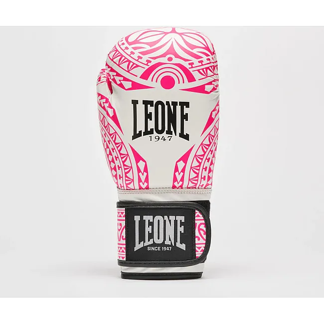 Боксерські рукавиці Leone GN329 HAKA White/Pink