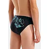 Плавки-слепые для мальчиков Arena TALES SWIM BRIEFS черный, бирюзовый (для детей)