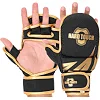 Рукавички Краби спарингові для MMA HARD TOUCH BO-00134 (Чорний-золотий)