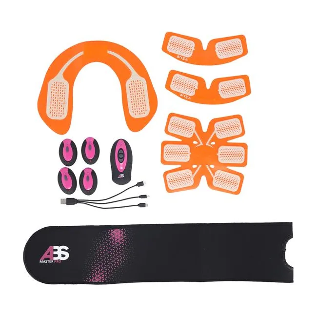Електростимулятор м’язів ABS Master Pro Multi Set NN – чорно-фіолетовий