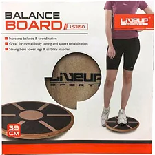 Балансборд BALANCE BOARD дерево 39x7.5см