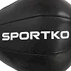 Боксерська груша краплеподібна набивна SPORTKO GK-3 60x35см (Чорний)