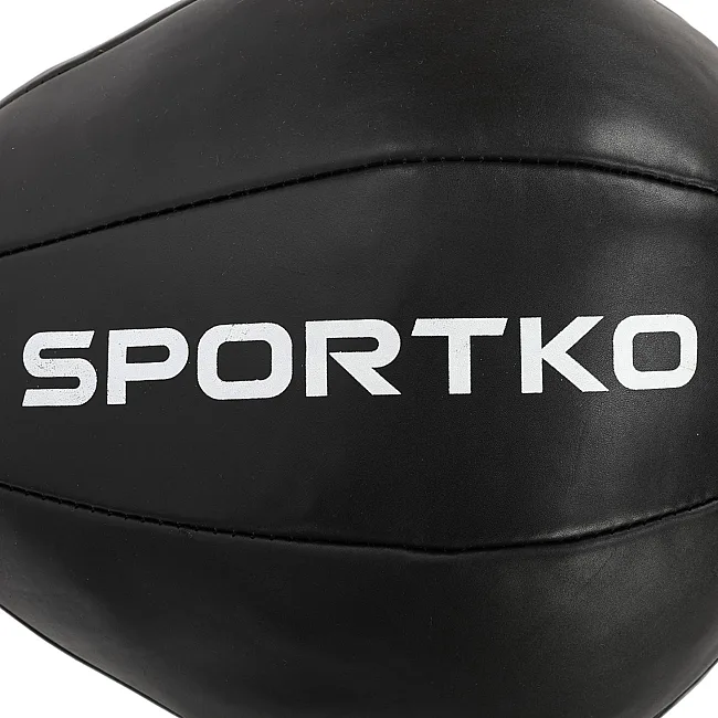 Боксерська груша краплеподібна набивна SPORTKO GK-3 60x35см (Чорний)