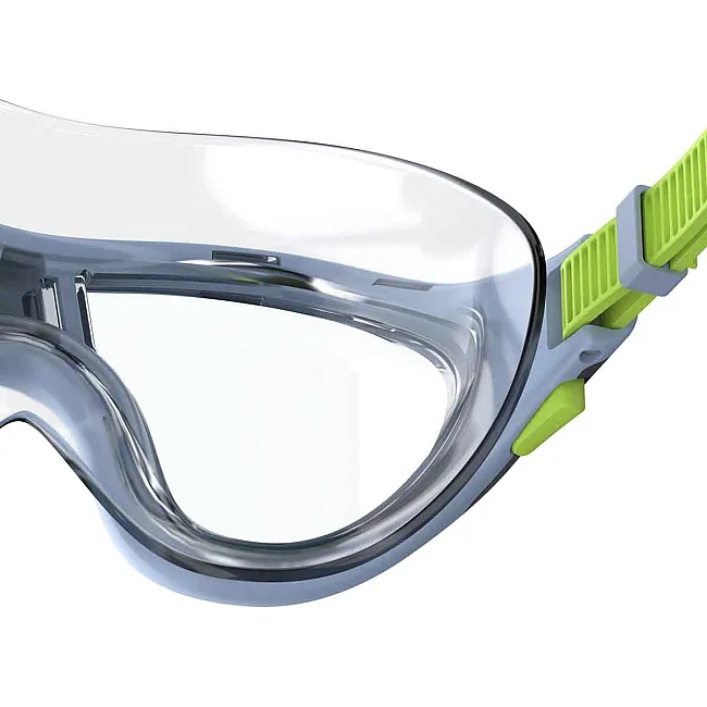 Очки для плавания Speedo JUNIOR BIOFUSE 2.0 MASK прозрачный, серый, зеленый (для детей) One Size