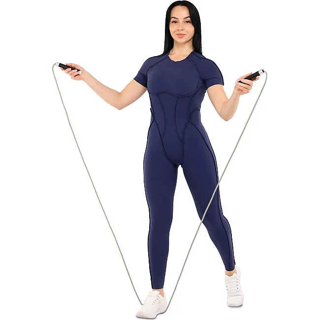 Скоростная скакалка с подшипником и ZELART FI-4879 3м (Черный)