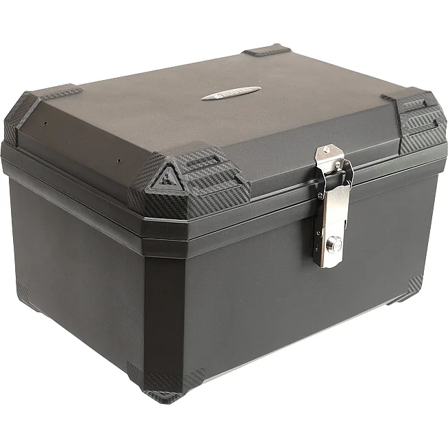 Центральний кофр задній для мотоцикла пластиковий Adventure JUHAO H-63L 1шт 50x40x32см (Чорний)