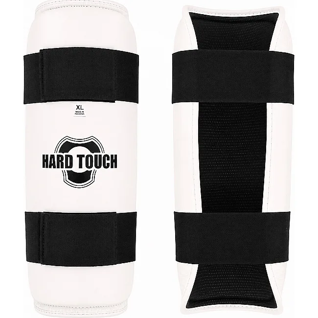 Захист гомілки щитки для тхеквондо HARD TOUCH BO-00136 (Білий)