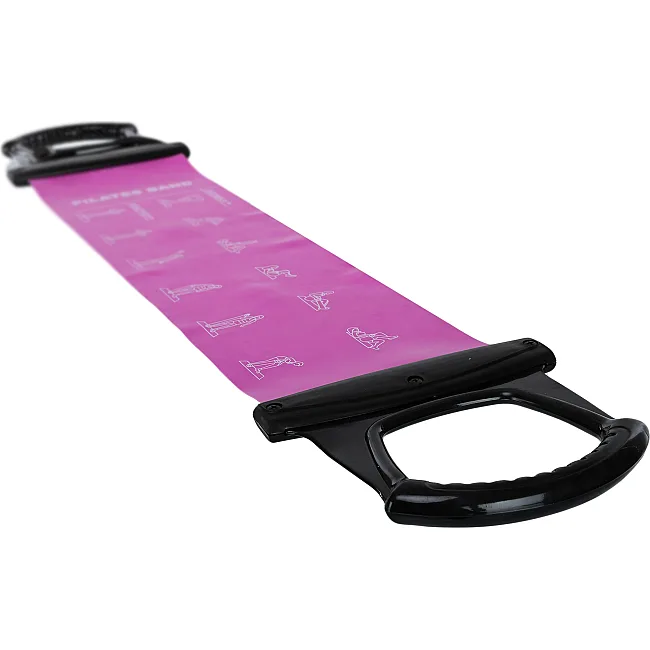 Лента-эспандер эластичная для фитнеса и йоги с ручками SP-SPORT
 Pilates Band 8038 (Фиолетовый)