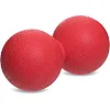 Мяч массажный двойной для МФР и самомассажа Duoball ZELART FI-8234 ø6см (Красный)