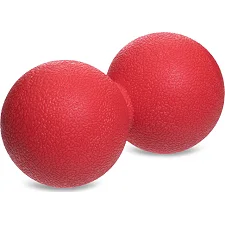 М'яч масажний подвійний для МФР та самомасажу Duoball ZELART FI-8234 ø6см (Червоний)