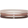 Повязки на голову женские Adidas Hairbands 3pk коричневый, бежевый, темно-коричневый