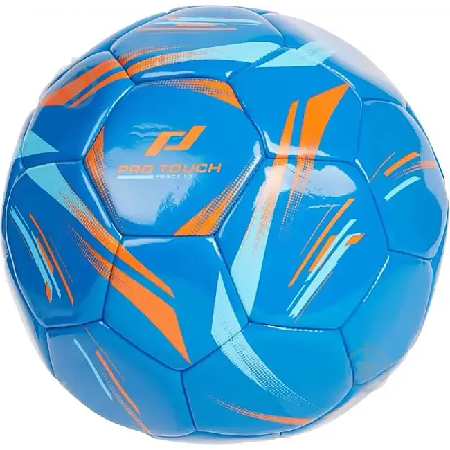Мяч футбольный PRO TOUCH FORCE 10 голубой, бирюзовый, оранжевый 4