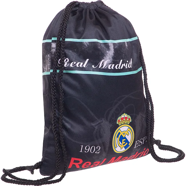 Рюкзак-мешок спортивный
 SP-SPORT
 GA-4433-6 REAL MADRID 39х49см (Черный-красный)