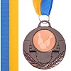Медаль спортивная с лентой тематическая SP-SPORT AIM Боулинг C-4846-0006 ø5см (Бронзовый)