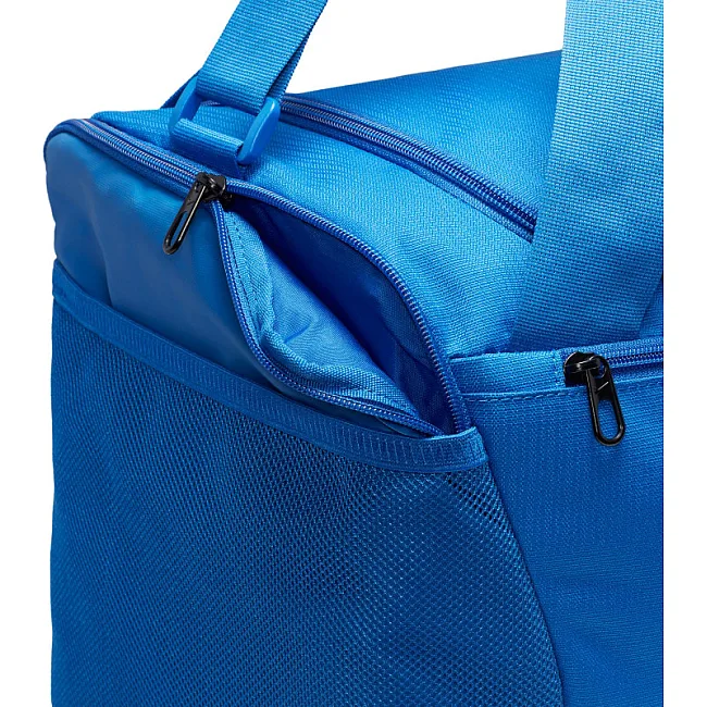 Сумка спортивна Nike NK BRSLA S DUFF - 9.5 41L чорний, синій 51x28х28 см