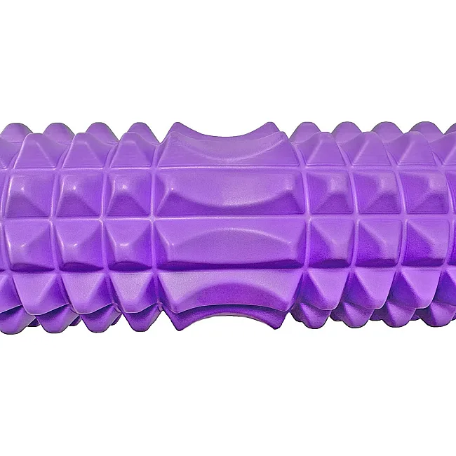Массажный ролик (роллер) PowerPlay 4406 EVA Massage Roller Фиолетовый (45x12см.)