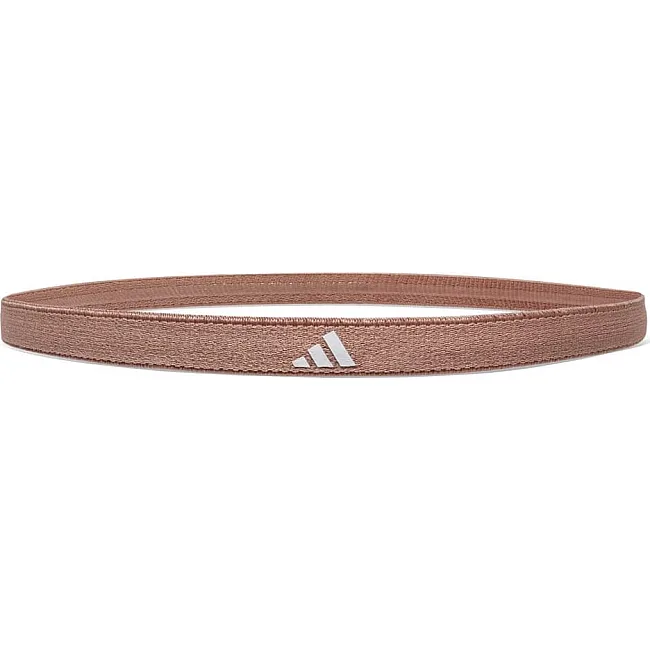 Повязки на голову женские Adidas Hairbands 3pk коричневый, бежевый, темно-коричневый