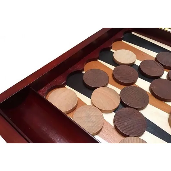 Нарды Madon BACKGAMMON DUZE черный, коричневый, бежевый 48х57 см