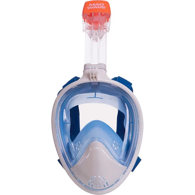 Маска полнолицевая для подводного плавания и снорклинга MADWAVE
 FULL-FACE M061908