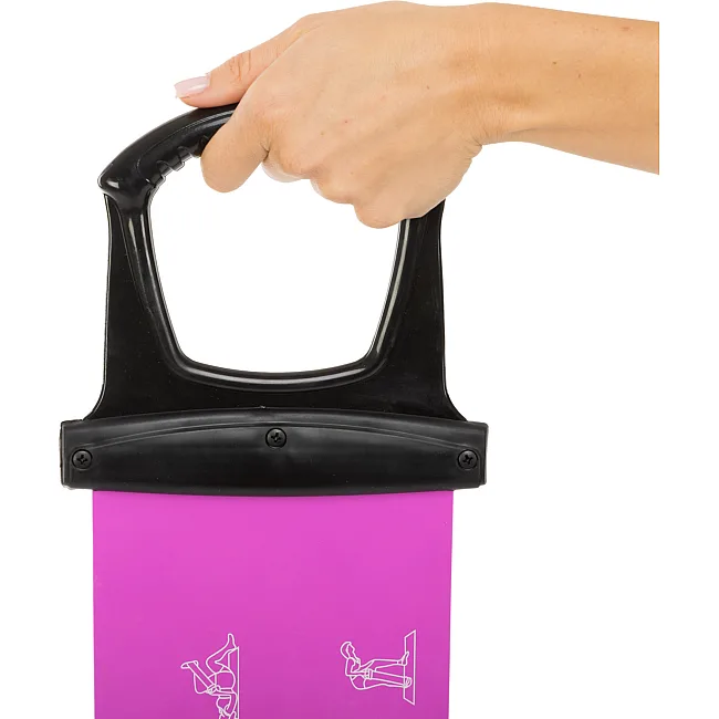 Лента-эспандер эластичная для фитнеса и йоги с ручками SP-SPORT
 Pilates Band 8038 (Фиолетовый)