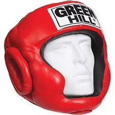 Боксерский шлем тренировочный Green Hill Super (Красный)
