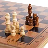 Шахматы шашки нарды 3 в 1 набор настольных игр деревянные SP-SPORT
 S3830
 34см x 34см
