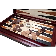 Нарды Madon BACKGAMMON DUZE черный, коричневый, бежевый 48х57 см