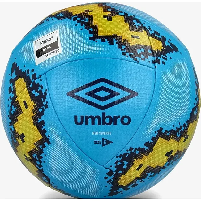 Мяч футбольный UMBRO NEO SWERVE голубой