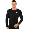 Лонгслив компрессионный спортивный JASON K-027 (Черный)