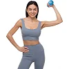 Гантели для фитнеса виниловые ZELART
 Beauty TA-5225-2 2шт 2кг (Бирюзовый)