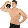 Гиря тренировочная цельная
 с окрашенной ручкой LiveUp Urethane competition kettlebell UAZE5336-12 вес 12кг