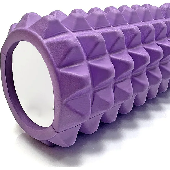 Массажный ролик (роллер) PowerPlay 4406 EVA Massage Roller Фиолетовый (45x12см.)