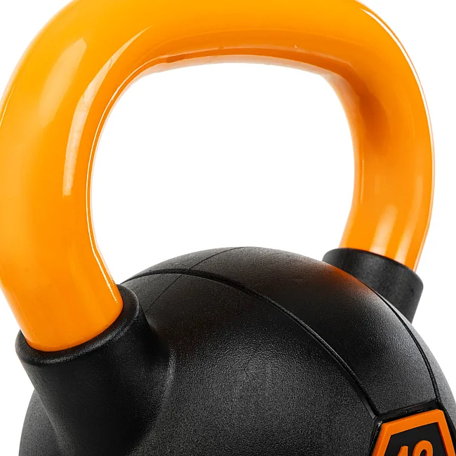 Гиря тренировочная цельная
 с окрашенной ручкой LiveUp Urethane competition kettlebell UAZE5336-12 вес 12кг