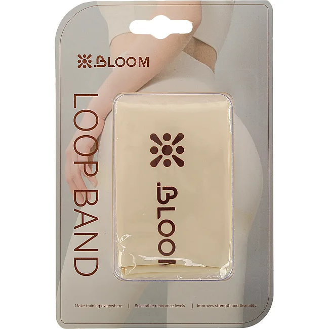 Резинка для вправ стрічка опору
 BLOOM LB7061-S жорсткість S (Білий)