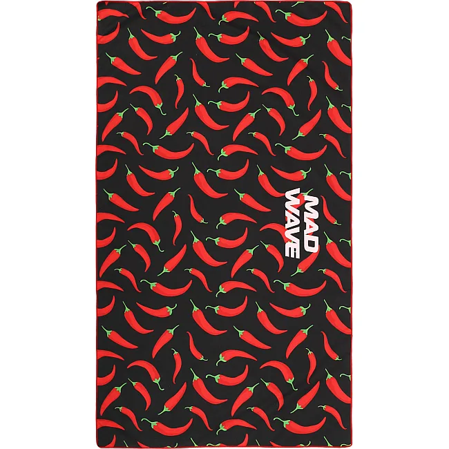 Спортивное полотенце
 из микрофибры MADWAVE
 SPICY M076304200W 140 см
х80см (Черный)