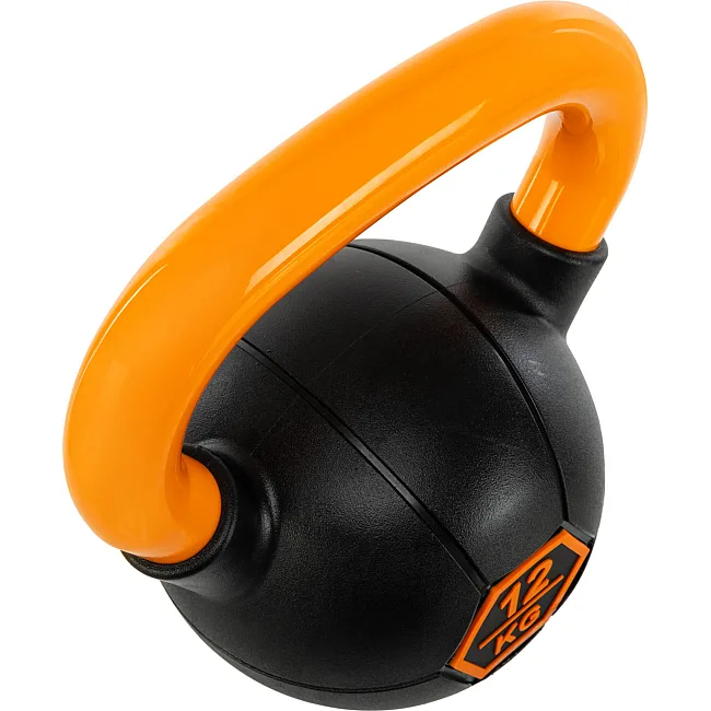 Гиря тренировочная цельная
 с окрашенной ручкой LiveUp Urethane competition kettlebell UAZE5336-12 вес 12кг