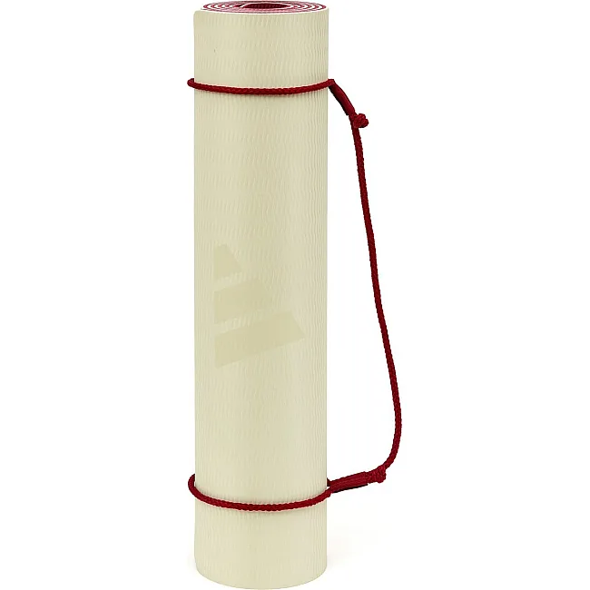 Килимок для йоги Adidas Double Sided Yoga Mat бежевий, темно-рожевий 176 х 61 х 0,6 см