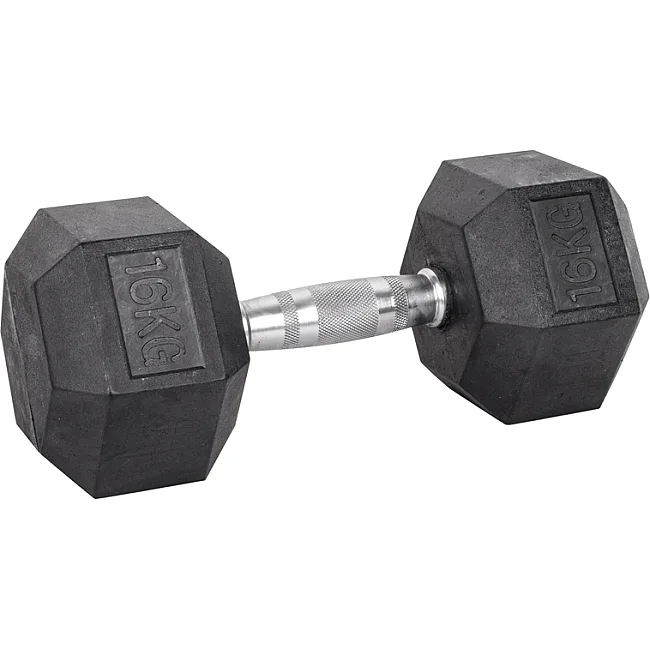 Гантель шестигранна inSPORTline Hexsteel 16 кг