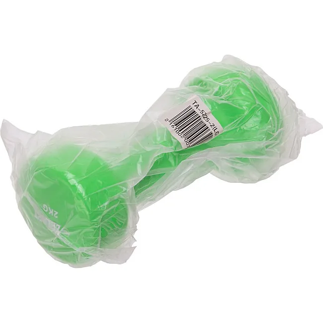 Гантели для фитнеса виниловые ZELART
 Beauty TA-5225-2 2шт 2кг (Бирюзовый)