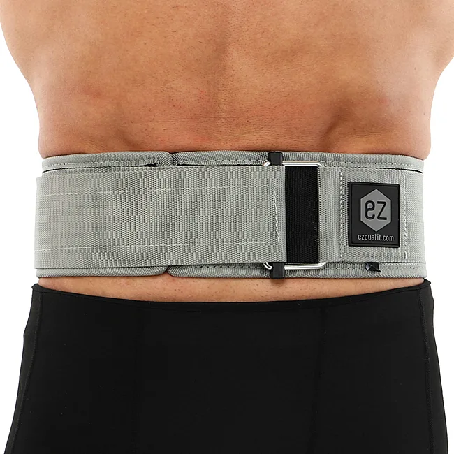 Пояс атлетичний текстильний QUICK LOCKING WEIGHTLITING BELT EZOUS O-02 спинка-10см