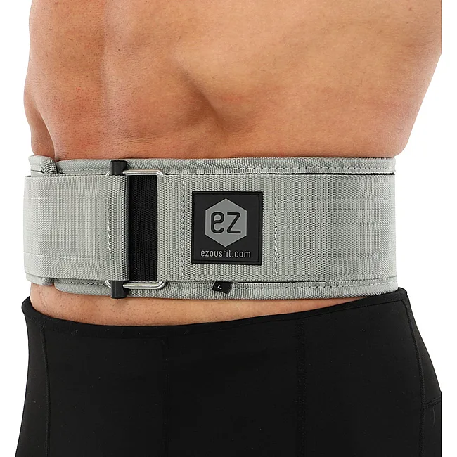 Пояс атлетичний текстильний QUICK LOCKING WEIGHTLITING BELT EZOUS O-02 спинка-10см