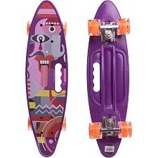 Пенні борд Penny Board круїзер пластиковий зі світними колесами та ручкою для перенесення 24" SP-SPORT SK-2306-6