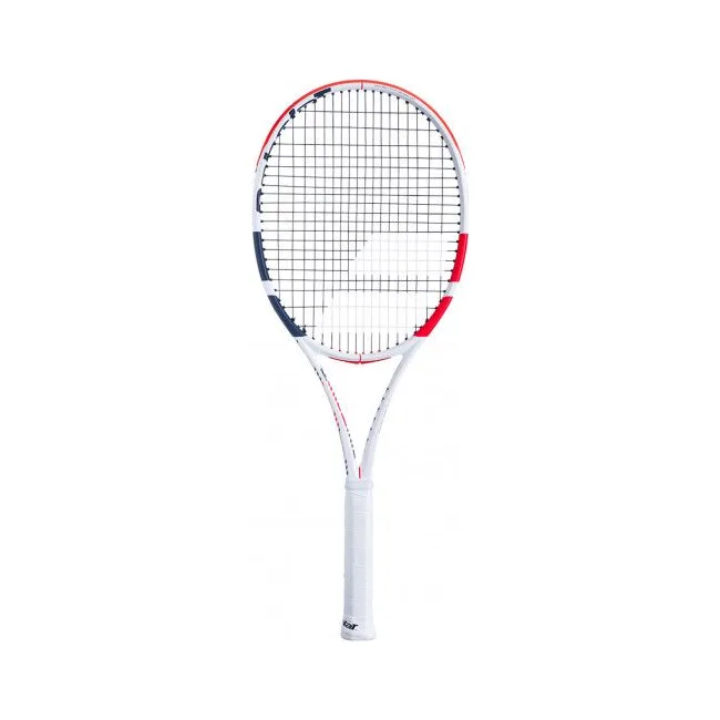 Теннисная ракетка Babolat Pure Strike 18/20 unstr white/red/black no cover Gr3