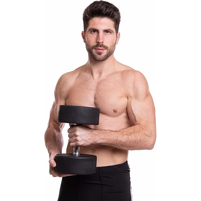 Гантель профессиональная
 с полиуретановым покрытием TECHNOGYM LN-1254-27_5 1шт 27,5кг