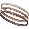 Повязки на голову женские Adidas Hairbands 3pk коричневый, бежевый, темно-коричневый