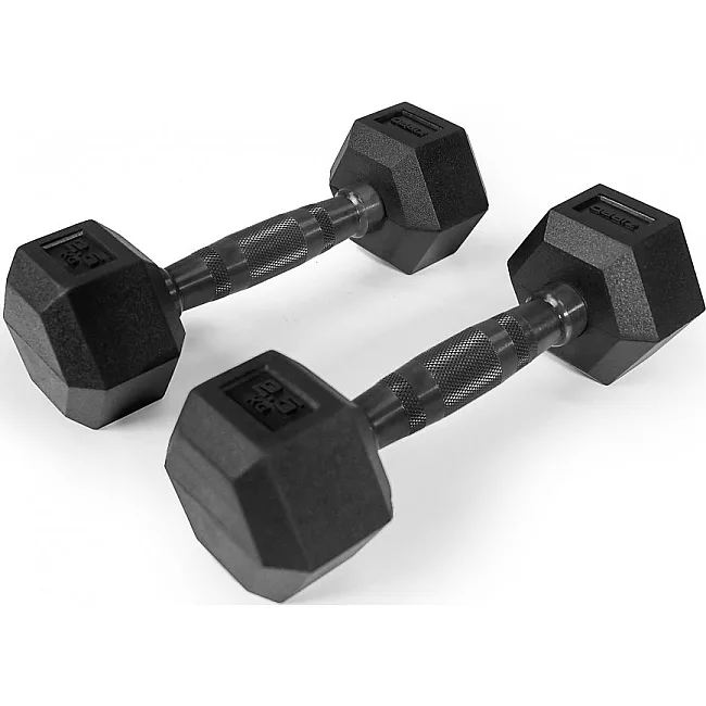 Гантель Zipro Hex прорезиненная 1 х 2,5 кг.