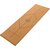 Распродажа! Коврик для йоги Пробковый каучуковый двухслойный Yoga mat RECORD FI-7156-10 183x61мx0.4cм
